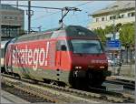 Re 460 Re 460 038-3 photographed at Spiez on July 29th, 2008.