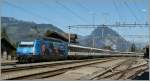 Re 460 SBB Re 460 076-3 with an IC to Interlaken East in Leissigen. 
09.04.2011