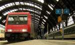 Re 484 Swiss-Rail impressions in Milan: Re 484 004 and SBB Bpm 51 for CIS services to Lugano and Geneva.
24.04.2009