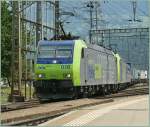 re-485-bls Two BLS Re 485 leave with a Cargo Train Brig. 
29.06.2011