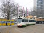Rotterdam RET number 710 in front of the main station in Rotterdam 27-01-2010.