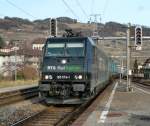RTS RTS Re 185 574-1 in Cully.
17.01.2008
