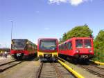 S-Bahn-Trains on ...  Thomas Wendt 27.08.2009