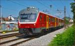 Multiple units 713-102 run through Maribor-Tabor on the way to Murska Sobota. /8.8.2014