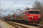 Electric loc 363-013 is hauling freight train through Maribor-Tabor on the way to Tezno yard.