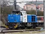 Serie 1100 The shunter engine 1106 pictured in Luxembourg City on March 1st, 2009.