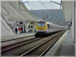 Serie 13 The IC A Eupen - Oostende is arriving in Li�ge Guillemins on March 28th, 2010.
