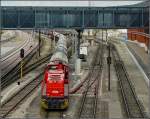 Serie 1500 1506 is hauling a freight train through the station Belval Universit� on August 6th, 2010.