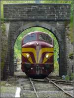 Serie 1600 The heritage engine 1604 taken under the small bridge in Dorinne Durnal on June 6th, 2009. 