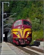 The diesel engine 1604 is crossing the bridge near Michelau ...