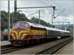 Serie 1600 The heritage 1604 is hauling its special train out of the station of Ettelbr�ck on September 26th, 2010.