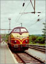 Serie 1800 The CFL 1806 in Wasserbillig. 
(13.05.1998/ scanned negative)