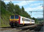 Serie 2000 Z 2002 on its way from Luxembourg City to Troisvierges taken near Wilwerwiltz on May 5th, 2009.