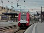 Serie 2200 2206 is leaving the station of Luxembourg City on June 19th, 2010.