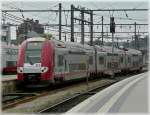 Serie 2200 2203 is entering into the station of Luxembourg City on August 17th, 2008.