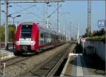 Serie 2200 2210 is leaving the station of Rodange on October 9th, 2010.