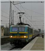 Serie 27 HLE 2739 with M 4 cars is arriving in Bruxelles Nord on February 27th, 2009.