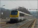 Serie 3000 3019 heading the IR Luxembourg-Liers is arriving at Wilwerwiltz on March 18th, 2010.