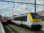 Serie 3000 3002 with bilevel cars is waiting for passengers at the station of Luxembourg City on June 22nd, 2009.