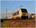 Serie 3000 3003 is heading the IR 117 Liers - Luxembourg City near Rollingen/Mersch on November 18th, 2007.