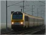 Serie 3000 3010 is heading the IR 116 Luxembourg City - Liers in Erpeldange/Ettelbr�ck on the cold and foggy December 23rd, 2007.