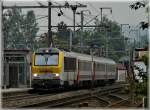 Serie 3000 3008 is hauling the IR 112 Luxembourg City - Liers out of the station of Mersch on June 5th, 2011. 