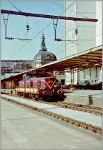 Serie 3600 CFL 3605 in Luxembourg City. 
13.05.1998/scanned negative