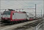 4020 with bilevel cars pictured at P�tange on May 1st. ...