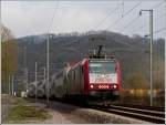 Serie 4000 4004 is hauling the IR 3737 Troisvierges - Luxembourg City through Erpeldange/Ettelbr�ck on January 15th, 2012.
