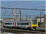 Serie 41 4156 is leaving the station Gent Sint Pieters on April 13th, 2009.