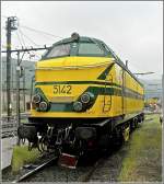 SNCB Diesel engine 5142 ...  De Rond Hans und Jeanny 28.05.2010