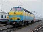 5529 is heading a local train at Gouvy on May ...