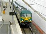 Serie 59 The heritage 201.010 (5910) is arriving at the station Li�ge Guillemins on May 18th, 2008.