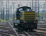 Serie 82 The shunter engine 8202 pictured in Bruxelles Midi on May 30th, 2009.