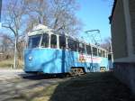stockholm-djurgardslinjen-nr-7-museumline Tram nr 71 + 196 tramstop Belmansro 2009 - 04 - 11