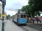 stockholm-djurgardslinjen-nr-7-museumline Tram no 335 Djurg�rdsbron 2009 - 08 - 12.