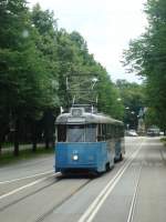 stockholm-djurgardslinjen-nr-7-museumline Tram no 331 Djurg�rdsv�gen 2009 - 08 - 12.