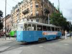 stockholm-djurgardslinjen-nr-7-museumline Tram no 71 Nybroplan 2009 - 08 - 12.