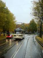 stockholm-djurgardslinjen-nr-7-museumline Tram no 329 Djurg�rdsv�gen 2009 - 10 - 25