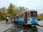 stockholm-djurgardslinjen-nr-7-museumline Tram no 76 + 915 Skansen 2009 - 10 - 25