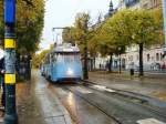 stockholm-djurgardslinjen-nr-7-museumline Tram no 331 Djurg�rdsbron 2009 - 10 - 25
