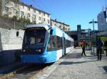 stockholm-nockebybanan-tvarbanan Tram no 413 Globen (Tv�rbanan) 2008 - 04 - 20