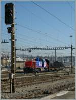The SBB Am 843 072-0 in Renens VD  02.03.2012