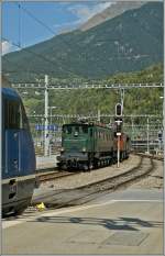 The Ae 4/7 10976 in Brig.
20.08.2011