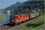 The SBB Re 420 327-9 with a Cargo train by Villeneuve with the Castle of Chillon in the background.

03.08.2018