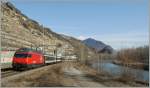 In the vineyards by Sion: SBB RE 460 056-5 wiht an IR to Geneva.