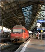 The SBB Re 460 042-5 in Lausanne.
