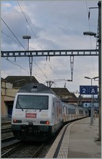 The BLS  Kambly  Re 465 004 in Neuchatel.