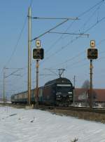 BLS Re 465 003-2 with a S-Bah service to Thun.
29.12.2008