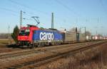 SBB Cargo 482 041-1 with an freight container train on 25.